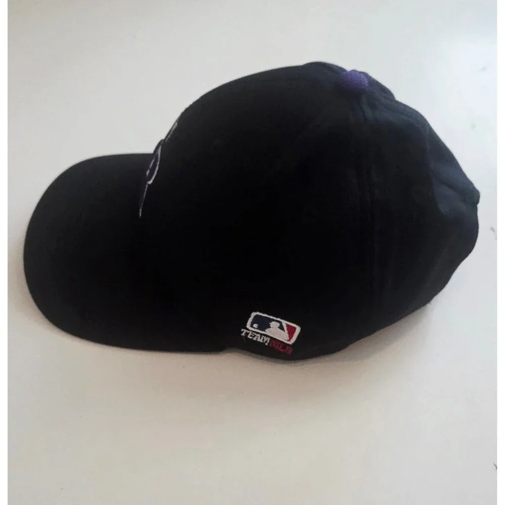 Colorado Rockies Black Baseball Cap For Kids
